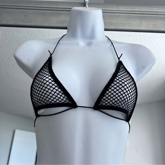 Fishnet Insert Lingerie Set Size S - Picture 3 of 6